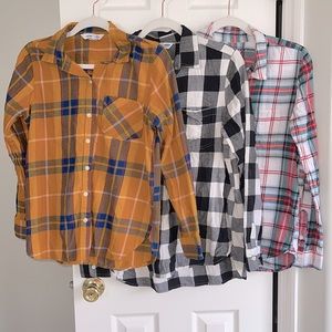 Plaid Button Down (sold together)